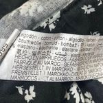 ZARA  Women's Black Floral Ruffle Faux Wrap Zipper Mini A-Line Flared Skirt Sz XS Photo 4