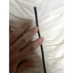 Donna Gray White Tank Top Women's Size Large Career Wear Corpcore Office Scrunch Photo 2