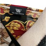 Va Va Voom Red and Green Wrap Sundress with Bishop Sleeves Size M Size M Photo 3