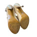 Guess by Marciano Heels Natural Tan Peep Toe Stilleheto Patent Leather 8 Photo 5