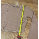 Urban Outfitters Out From Under Bella Thermal Seamed Long Sleeve Top Size Medium Photo 5