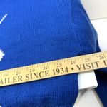 Streetwear Society Retro Argyle Blue Cropped Knit Sweater Women's Size XL  Photo 7