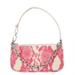 BY FAR Pink Rachel Mini Leather Shoulder Bag Photo 0