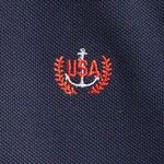 J.Crew Limited-edition USA Swimming® X  cropped piqué polo shirt Photo 1