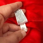 NWOT La Ligne Size‎ 3X Smoked Bodice Midi Dress Red Pockets Square Neck Photo 4