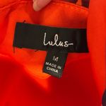 Lulus Orange Red Shift Dress With Multi Photo 7