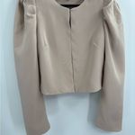 Lulus  Windsor beige business office long sleeve blazer jacket size xs NWT Photo 1