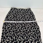 Reformation  Bea Daisy Daisies Midi Skirt Black 0 Photo 10