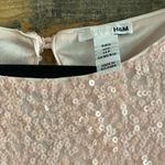  Pale Pink Sequin‎ Dress H&M Size Small Photo 2