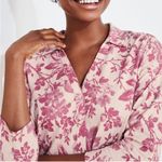 NWT Haven Organic Cotton Jersey Holiday Toile Sleep Shirt in Pink Size XS Photo 1