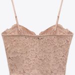 ZARA nwt lace crochet bohemian Corset top blouse Photo 6