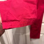 IZOD  Women's Fuschia Pink Cotton Blend Straight Leg Pants Size 14 Preppy Casual Photo 5