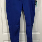 INC International Concepts Vibrant Blue Skinny Pants NWT Size 4P Photo 0