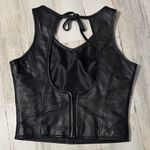 wilson's leather  Maxima Black Lace-Up Pants and Top Set Vintage 1990’s Photo 6