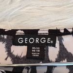 George Black & White dress asymmetric neckline size XL missing belt Photo 6