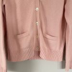 Ralph Lauren Lauren Pink Cotton Knit Cardigan Sweater (M) Photo 3