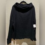 Free People NEW Top in Black Long Sleeve Shirt Open back Size M Photo 2