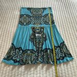 BEACH INC Boho Pull On Multi Color Blue Sz L Convertible Shirt Size L Photo 1