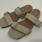 Joie  Cherish Rattan wicker woven tan slip on sandals size 8 Photo 0