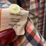 Madewell  Flannel Slim Shirt Palma Plaid Button Front Long Sleeve Size XS Photo 5