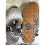 UGG  Women's Grey Fluff‎ Quilted Slide Slippers Sandals Cozy Comfort Photo 5