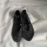 Madden NYC Mesh Rhinestone Black Ballet Flats Shoes 9 Chic Glam Dark Femme Euro Photo 1