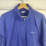 Columbia Womens XL Glacial ll Cropped Fleece Sweater Half Zip Up Jacket Sapphire Photo 2