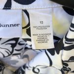 Alfred Dunner  Blue Hawaiian Print w/sequins Jacket 12 Photo 7