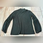 The Limited  Black Bell Bubble Sleeve Top Blouse Shirt XL NWT 31104 Photo 2