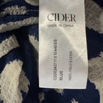 Cider  Navy and White Button Down Shirt Photo 7