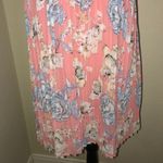 She & Sky Sleeveless Floral Pleated Style with Lace Coral Lavender Dress… Orange Photo 2