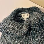 Elle  Cowl Turtleneck Tunic Long Sleeve Pullover Sweater Blue Teal Ombre Womens S Photo 4