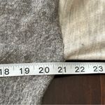 Anthropologie Moth Vneck Soft Boulders Wool Alpaca Pullover Sweater Colorblock M Gray Size M Photo 9