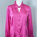 Bold Elements  Fuchsia Button Down Shirt Photo 0