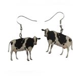 Cow print earrings Photo 0
