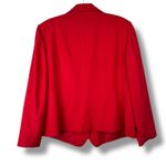 Executive Collection Vintage Hot Red Textured Conventional Boyfriend Blazer 20W Photo 4