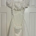 ASTR  The Label Verana Cut Out Puff Sleeve Dress White Photo 2