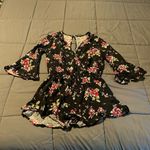 Ambiance Apparel Ambiance Bell Sleeve Floral Print Romper Photo 1