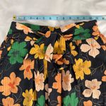 Who What Wear  Floral Mini Skirt Black Orange Green Size X Small Photo 5