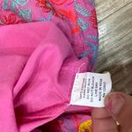 Debbie Katz Beach Coverup pink dress tassels embroidered flowers off sho… Photo 7