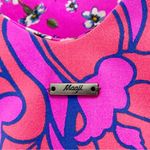 Maaji  Reversible One Piece Swimsuit Size Small Floral Psychedelic Pink Halter Photo 11