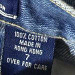 Limited Too  Denim Shorts with Pink Floral Embroidery Photo 9