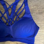Victoria's Secret VSX Sport  Blue Strappy Padded Lightweight Sports Bra 32C Photo 4