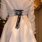 White Laced Corset Jacket Size L Photo 1