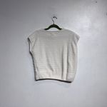 Rachel Zoe  White Knit Sleeveless Sweater Sz L Photo 7