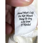 MINE Brand One Button Blazer Jacket Linen Rayon Off White Cream Womens Small S Photo 8