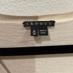 Theory Tan Beige Long Sleeve V-Neck Sweatshirt Photo 1