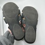 Naturalizer  Winda Black Leather Strappy Comfort Flat Sandals Women US 7.5 Photo 3