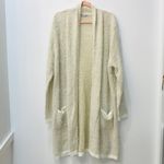 Avon Eyelash duster cream gold cardigan sz 1X (18 Photo 3