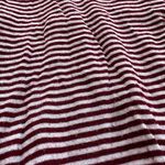 Brandy Melville Striped Spaghetti Strap Flowy Tank Top in Burgundy/White - Small Photo 6